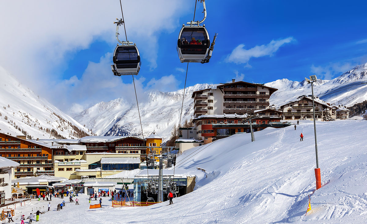 Skiurlaub direkt an der Piste
